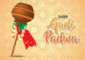 Glad Gudi Padwa Illustration vektor