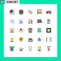 25 kreativ ikoner modern tecken och symboler av militär firande tacksägelse bar tecken utbildning redigerbar vektor design element