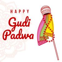 Gudi Padwa Hintergrund vektor