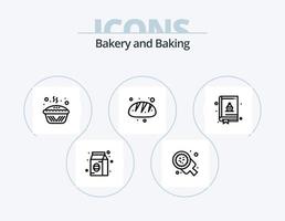 Backlinie Icon Pack 5 Icon Design. . Kochen. Gerät. kochen. Haushaltsgeräte vektor