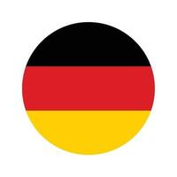 Tyskland ikon flagga vektor