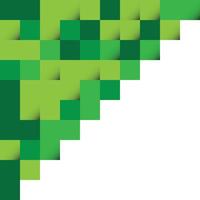 grüne abstrakte Quadrate Hintergrunddesign für Poster-Flyer-Cover-Broschüre vektor