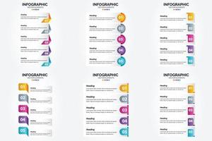 Dieses Vektor-Infografik-Set eignet sich perfekt für die Werbung in einer Broschüre. Flyer. oder Magazin. vektor