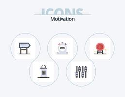 motivering platt ikon packa 5 ikon design. england. riktning. Kolla på. timer vektor
