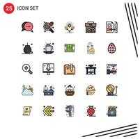 25 kreativ ikoner modern tecken och symboler av konto förvaltning aning företags- pil redigerbar vektor design element