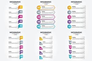 verwenden sie diese infografiken mit vektorillustrationen für werbung in einer broschüre. Flyer. oder Magazin. vektor