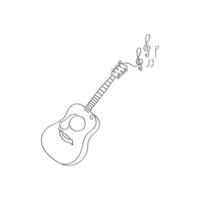 gitarr logotyp mall vektor ikon illustration design stock illustration