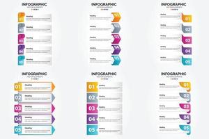 vektor illustration infographics platt design uppsättning för reklam broschyr flygblad och tidskrift