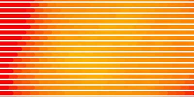 ljus orange vektor mönster med linjer.