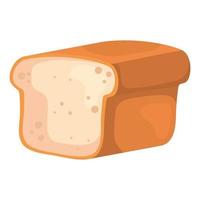 Brot Toast der Bäckerei isoliert Stilikone Vektor-Design vektor