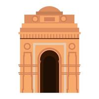 Indische Torbogen-Denkmal-Ikone vektor