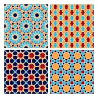 islamiskt geometri mönster vektor