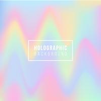 Holographischer Hintergrund vektor