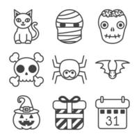 Halloween Icon Set vektor