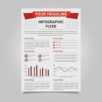 infographic flygblad formgivningsmall vektor