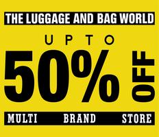 Multi Brand Store Sale Bis zu 50% Rabatt auf Design-Vorlage vektor