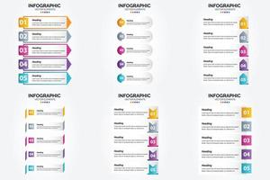 vektor illustration infographics platt design uppsättning för reklam broschyr flygblad och tidskrift