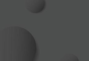 Kreis festes schwarzes abstraktes Konzeptdesign. luxuriöser Hintergrund der Vektorschablone vektor