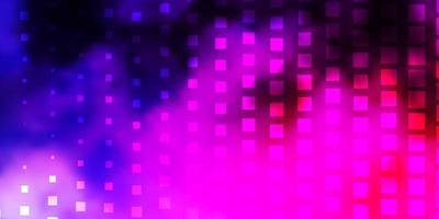 dunkelvioletter, rosa Vektorhintergrund mit Rechtecken. vektor