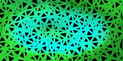 hellgrüner Vektor abstrakter Dreieckhintergrund.