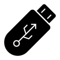 Premium-Download-Symbol von USB vektor