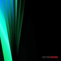 überlappender hellgrüner 3d formt Hintergrund vektor