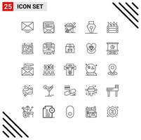 25 kreativ ikoner modern tecken och symboler av bärbar dator jordbruk skottkärra bruka lantbruk redigerbar vektor design element