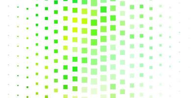 dunkelblaues, grünes Vektormuster im quadratischen Stil. vektor