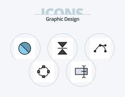 Designlinie gefüllt Icon Pack 5 Icon Design. . NEIN. Design. verboten. Baum vektor