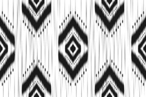 etnisk ikat sömlös mönster i stam. amerikansk, mexikansk stil. aztec geometrisk prydnad skriva ut. vektor