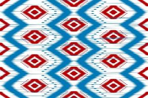 etnisk ikat sömlös mönster i stam. aztec geometrisk etnisk prydnad skriva ut. ikat mönster stil. vektor