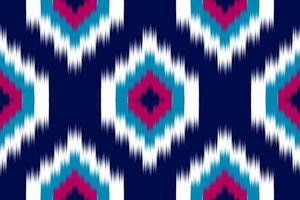 tyg ikat mönster konst. geometrisk etnisk sömlös mönster traditionell. amerikansk, mexikansk stil. vektor