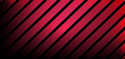 abstrakte Banner Design Streifen geometrische diagonale Linien rote Farbe auf schwarzem Hintergrund. vektor