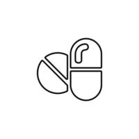 Medizin-Icon-Vektor. Medizin-Symbol-Vektor-Illustration vektor