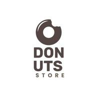 Donuts-Logo-Template-Design vektor