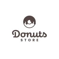 Donuts-Logo-Template-Design vektor