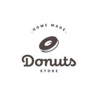 Donuts-Logo-Template-Design vektor