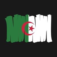 Algeriets flaggborste vektor