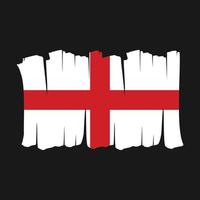 England-Flagge-Pinsel vektor