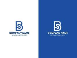 kreativ brev bs monogram logotyp design, modern och unik bs brev initialer logotyp, bs b s brev logotyp design vektor