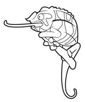 vektor illustration av kameleont