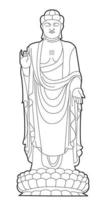 buddha illustration symbol vektor