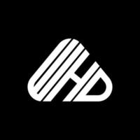 whd letter logo kreatives design mit vektorgrafik, whd einfaches und modernes logo. vektor