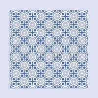 blå islamic mönster sömlös arabicum vektor