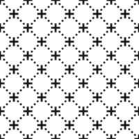 Nahtloses geometrisches Schwarz-Weiß-Muster vektor