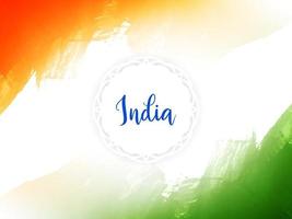 dekorativ indisk flagga tema republik dag textur design bakgrund vektor