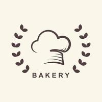 Bäckerei-Logo-Vorlage-Vektor-Illustration vektor