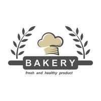 Bäckerei-Logo-Vorlage-Vektor-Illustration vektor