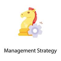 trendige Managementstrategie vektor