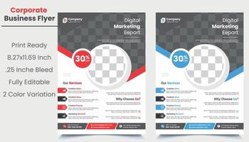 Corporate Business Flyer Vorlage Design vektor